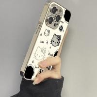 ราคา เคสโทรศัพท์โลหะเหลวคุณภาพสูง ใช้ได้กับ iPhone 14 15 16 Pro Max 14 15 Plus 7 Plus 8 Plus โทรศัพท์ 11 12 13 Pro Max iPhone 11 12 13 Pro 7 Plus 8 Plus Apple XS Max แบบเต็มหน้าจอ KT Cat (26237012930)