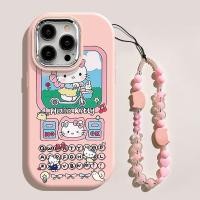 ราคา การ์ตูน KT Cat Chat Interface Case สําหรับ Samsung A02 A03 A04E A03S A02S A04 A05 A05S A10 A10S M01S A11 A12 M12 F12 A13 A04S A14 A20S A10S A15 M20S M10S M10S M20S M10S M20S M12 M15 Bow liquid tie (42