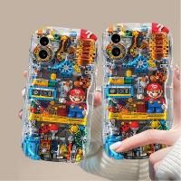 ราคา การ์ตูนมาริโอเคสโทรศัพท์เข้ากันได้สําหรับiphone 11 12 13 14 15 Pro Max 14 15 Plus X XR XS Max 6 6S 7 8 Plus 3D Waveโปร่งใสน่ารักซิลิโคนอ่อนนุ่มกันกระแทกTPUฝาครอบป้องกัน (25834228618)