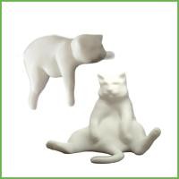 ราคา แมว Figurine 3D พิมพ์แมวเดสก์ท็อปตกแต่งสร้างสรรค์สัตว์รูปปั้น 2 ชิ้นสําหรับโต๊ะตกแต่งบ้านสําหรับ dyrfth (55650928358)