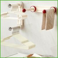 ราคา ติดผนังราวแขวนเสื้อผ้า Scalable ดูดผนังไม้แขวนเสื้อ Home Storage Organization สําหรับอาบน้ํา Caddies dyrfth (48450533706)