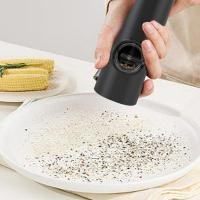 ราคา Pepper Grinder Mill Electric Adjustable Coarseness Battery Operated Salt Grinder Electric Pepper and Salt Grinder dyrfth (25807955831)
