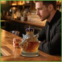 ราคา ขวดเหล้าแก้ววิสกี้หมูป่าแก้วขวดไวน์ตกแต่งบ้านสะสมสําหรับBourbonบรั่นดีวอดก้าเครื่องดื่มอาหารค่ําdyrfth (42073163505)