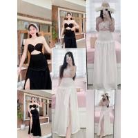 ราคา GOODLUCKSHOP GLS 2127 เดรสที่มีดีเทลเก็บรายละเอียดหุ่น ชุดเที่ยวทะเล ชุดไปทะเล คาเฟ่ ชุดเที่ยวซัมเมอร์ (28015383868)