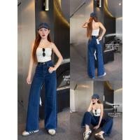 ราคา SIRINAN STUDIO SRN 9415 3 JEANS กางเกงยีนส์รุ่นใหม่ ทรงกระบอกสียีนส์เข้ม เนื้อยีนส์หนานุ่ม เนื้ (44125536788)