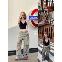 ราคา SOMTAWIN STW 61215 JEANS กางเกงแต่งขาดเซอร์ขั้นสุด สวยมากผ้าดี นิ่ม แต่ไม่ยืดนะคะ ใส่สบายแน่นอน ไม่แน่นอึดอัด (42354280847)