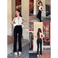 ราคา SIRINAN STUDIO SRN 9202 1 JEANS กางเกงยีนส์ทรงขาม้าน้อยเต่อ เอวสูงเก็บพุงรุ่นนี้ผ้าเทพผ้ายืด มา (29731758675)