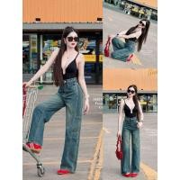 ราคา SIRINAN STUDIO SRN 9411 1 JEANS กางเกงยีนส์รุ่นใหม่ ทรงกระบอก เนื้อยีนส์หนานุ่ม (44012598088)