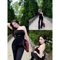 ราคา NANTANA NTN 38477 Set เกาะอก โชว์หลัง กางเกงขาม้าเล็ก ติดแกรมสุดกับเซทนี้ เสื้อเกาะอกแต่งอะไหล่เพ (43374519630)