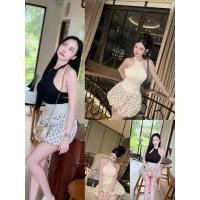 ราคา BK BRAND BK 68022 งานฮิตงานกระแสคล้องคอแต่งลูกไม้งานเสริมฟองน้ำ ลูกไม้คาดหลัง ผ้ายืดได้เยอะ (42772160757)