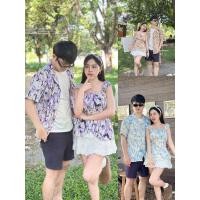 ราคา PIMLAPAT PLP 073 ชุดคู่กับแฟน ได้ทั้ง3ชิ้น เสื้อคู่รัก เสื้อคู่แฟน ชุดเที่ยวทะเล ชุดคู่รัก ชุดคู่แฟน (41705072013)