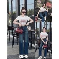ราคา SIRINAN STUDIO SRN 9396 1 JEANS กางเกงยีนส์ขากระบอกตรงเอวสูงปี๊ด ผ้ายืดเนื้อแน่นสวยมาก ผ้าทอญี่ปุ่น ใส่สบาย (41107852232)