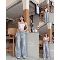 ราคา SOMTAWIN STW 5862 JEANS กางเกงยีนส์ทรงกระบอกใหญ่ ผ้าไม่ยืด ใส่สบาย มาพร้อมดีเทล แต่งเฟดด้านหน้าขา สีเทา (28519501568)