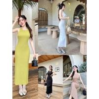 ราคา GOODLUCKSHOP GLS 072 เดรสยาวทรงสวย ดีเทลลูกเล่นลูกใจเยอะต้องตัวนี้ ชุดเที่ยวทะเล ชุดไปทะเล คาเฟ่ ชุดเที่ยวซัมเมอร์ (27365385185)