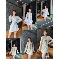 ราคา SHEENY SN 2044 ชุดเดรส ติดโบว โบวแกะถอดได้ ชุดเที่ยวทะเล ชุดไปทะเล ชุดเที่ยวคาเฟ่ ชุดเที่ยวซัมเมอร์ (27028054194)
