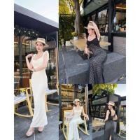 ราคา GOODLUCKSHOP GLS 1419 เดรสลูกไม้ตาข่ายดอกเดซี่ ต้อนรับซัมเมอร์ ชุดเที่ยวทะเล ชุดไปทะเล คาเฟ่ ชุดเที่ยวซัมเมอร์ (26827724745)