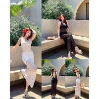 ราคา SHEENY SN 3099 เดรสทรงแขนกุด โชวหลังตัวยาววผ้าลูกไม้เนื้อดีมาก ใส่แล้วสวย ละมุน ลุคไฮมาก (25744386526)