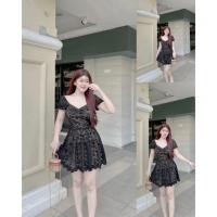 ราคา GOODLUCKSHOP GLS 7085 มินิเดรส ดีเทลแขนตุ๊กตา กระโปรงไล่ชั้นน่ารักๆ ลูกไม้ซีทรู เนื้อผ้ายืดหยุ่นดีมากกก แนะนำเลยค่าา (25587029873)