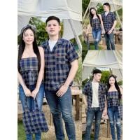 ราคา PIMLAPAT PLP 056 ชุดเซทคู่ 3ชิ้น คนมีคู่ต้องมีนะคะ เสื้อคู่รัก เสื้อคู่แฟน ชุดเที่ยวทะเล (29568294603)