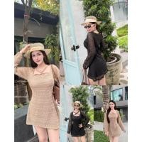 ราคา GOODLUCKSHOP GLS 509 มินิเดรส แนวซั่มเมอร์ ด้านหลังผูกปรับไซส์ ชุดเที่ยวทะเล ชุดไปทะเล คาเฟ่ ชุดเที่ยวซัมเมอร์ (27464871498)