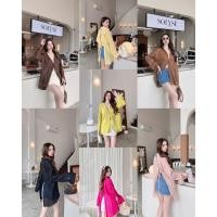 ราคา SHEENY SN 8679 เชิ้ต โอเวอรใซดผ่าหลัง ดีเทล ผ่าหลังยาวๆ มีโบวผูก มีกระเป๋าจริง ซ้ายขวา จะใส่เดี่ยวๆ หรือ จะเอาไปใส่ (25593355294)