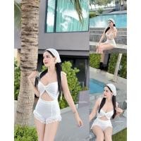 ราคา GOODLUCKSHOP GLS 7722 บอดี้สูท ผ้ามุงยืด ดีเทลจึ้งอีกแล้ว งานมีซับในนะคะ แต่งลูกไม้ระบายช่วงขา งานจริงน่ารักมากกก (24537547904)