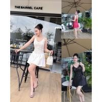 ราคา GOODLUCKSHOP GLS 3213 มินิเดรส สไตล์สาวเวียด งานเดรสช่วงบนเป็นผ้าลูกไม้ยืดแมชท์ลุค เดรสผ้าลูกไม้ ผ้าลูกไม้ (29023591260)