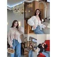 ราคา SHEENY SN 95254 เสื้อซีทรูพริ้วเบา เหมือนสายลมใต้ท้องฟ้าสีคราม ดีไซน์ระบายรอบตัว เพิ่มลุคหวานละมุน ใส่คลุมบิกินี่ก็เก๋ (28988738450)