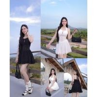 ราคา GOODLUCKSHOP GLS 1144 มินิเดรส ผ้าคอตตอนฉลุ เหมาะกับซัมเมอร์บ้านเรามากๆ (26976709010)