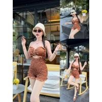 ราคา GOODLUCKSHOP GLS 8981 จั้มแนวบีชสไตล์สาวเวียดนามค่าสาวๆ ดีเทลเกาะอกสม็อค ทรงสวยมากกก งานน่ารักมากก ยืดได้เยอะมาก (27785783788)