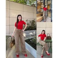 ราคา SOMTAWIN STW 3591 JEANS กางเกงยีนส์ขากระบอก เอวสูงปี้ด ทรงสวย เก็บเอว เปิดสะโพกพายใส่ละสวยมาก ต้องมีติดตู้นะคะทุ๊กก (27825641564)