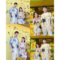 ราคา PIMLAPAT PLP 054 ชุดเซทคู่ 2ชิ้น คนมีคู่ต้องมีน้าค้าา ทะเล คาเฟ่ ได้หมด เสื้อคู่รัก เสื้อคู่แฟน ชุดเที่ยวทะเล (26416419340)