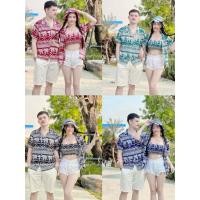 ราคา PIMLAPAT PLP 040 ชุดเซ็ท 4ชิ้น คอลเลคชั่นใหม่ล่าสุด เอาใจหนุ่มสาวคู่รัก เสื้อคู่รัก เสื้อคู่แฟน ชุดเที่ยวทะเล (25722661072)