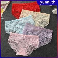 ราคา กางเกงลูกไม้ขนาดพิเศษสำหรับผู้หญิง 12 สีกางเกงชั้นในลูกไม้สุภาพสตรีชุดชั้นในดอกไม้ชุดชั้นในเอวต่ำระบายอากาศใกล้ชิดนุ่มกางเกงในหญิง Yunni (28755465190)