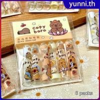 ราคา 6 ชิ้น หมวกดินสอ Capybara การ์ตูนน่ารัก Sanrio Kuromi ปลอกดินสอ Yunni (25435277483)