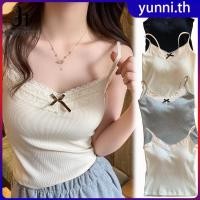 ราคา เสื้อกล้ามลูกไม้เปิดหลังสำหรับผู้หญิง เสื้อชั้นในเสริมฟองน้ำ เสื้อกล้ามสั้นถักสำหรับผู้หญิง เสื้อเกาะอก Yunni th (55851006691)