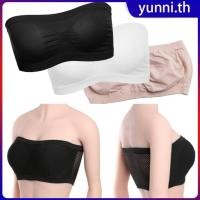 ราคา 1 ชิ้น เสื้อชั้นในแบบไม่มีรอยต่อสำหรับผู้หญิง สีดำ ขาว ฤดูร้อน ไร้สาย ไร้ตะเข็บ บราไร้สายแบบไม่มีสาย บราไร้ขอบ บราไร้โครง บราระบายอากาศได้ดี บราชั้นในสำหรับออกกำลังกาย Yunni th (50000663749)