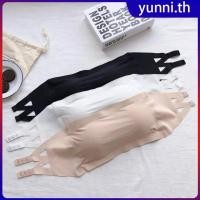 ราคา เสื้อชั้นในแบบเกาะอกไร้ตะเข็บสำหรับผู้หญิง เสื้อชั้นในแบบเกาะอกแบบเกาะอก ทรงทูบ ทรงแบนโดว์ ฟองน้ำแบบถอดได้ ทรงแนบเนื้อ Yunni th (49151271504)