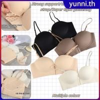 ราคา 1 ชิ้น เสื้อชั้นในแบบไร้โครง หนา 2 ซม สำหรับผู้หญิง หัวเข็มขัดด้านหน้า ป้องกันการหย่อนคล้อย ซ่อนกระดุมกันลื่นด้านหน้า หัวเข็มขัด ป้องกันการหย่อนคล้อย เสื้อชั้นในแบบใส่วิ่ง Yunni th (55650658833)