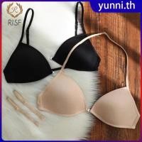 ราคา บราตะขอหน้า 1 2 ชิ้น บราสามเหลี่ยมฝรั่งเศส สายเล็ก หัวเข็มขัดหลังสวย Yunni th (49851204599)