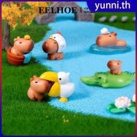 ราคา EELHOE รูปปั้นคาปิบาร่าจิ๋วน่ารัก วีเซิล ตุ๊กตาจิ๋ว โมเดลของเล่น DIY ตกแต่งภูมิทัศน์จิ๋วแบบอควาสเคป เรซิ่นการ์ตูน ประดับตกแต่งโต๊ะทำงาน รถยนต์ miiki vn Yunni th (41222267967)