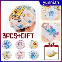 ราคา ของขวัญฟรี หมวกอาบน้ำลายการ์ตูน 3 ชิ้น หมวกอาบน้ำกันน้ำแบบยืดหยุ่น สไตล์ญี่ปุ่น ลายโดราเอมอนสุดน่ารัก หมวกคลุมผมกันน้ำมันในครัว Yunni (40852981627)