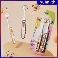 ราคา แปรงสีฟันสามด้านคาปิบาร่า แปรงสีฟันขนนุ่มสำหรับเด็ก แปรงสีฟันขนแปรงละเอียดพิเศษ 3 6 12 ปี ทำความสะอาดช่องปากเด็ก Yunni (25495525618)