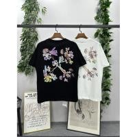 ราคา OFF WHITE กลับดอกไม้ Arrow พิมพ์โลโก้รอบคอแขนสั้น 25ss สินค้าใหม่ผ้าฝ้ายเสื้อยืดผู้ชายผู้หญิงสไตล์เดียวกัน OS หลวม Fit Bottoming เสื้อด้านบนครึ่งแขนเสื้อยืด EOCL (55751328438)