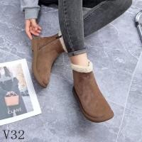 ราคา รองเท้าบู๊ตหิมะสตรีสไตล์เกาหลี ออกแบบมาเพื่ออากาศหนาว มาพร้อมลายพิมพ์สวยงาม (43724526262)