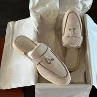 ราคา รุ่นสูง 2025 หนังแท้ ห้างหุ้นส่วนจํากัด รองเท้าแตะปิดหัวแบนครึ่งรองเท้าแตะสบาย ๆ ลื่น บนรองเท้าขี้เกียจรองเท้าไม่มีส้นรองเท้าผู้หญิง ห้างหุ้นส่วนจํากัด ห้างหุ้นส่วนจํากัด โลโร พีอาน่า 2025รุ่นใหม (415