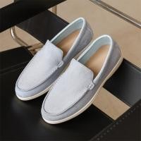 ราคา รองเท้าผู้ชาย 3 สไตล์อิตาเลี่ยน Pure Original Flat Casual Loafer ขี้เกียจธุรกิจ Casual Slip On รองเท้า LP lp Loro Piana 2025 รุ่นใหม่ (40971040241)