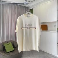 ราคา เสื้อยืดแขนสั้น GUCCI ลายใหม่ ผ้าฝ้าย 100 ใส่สบายสำหรับทุกวันและสวมใส่ง่าย (48401333829)