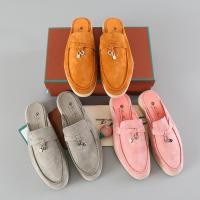 ราคา รองเท้าแตะครึ่งปิดหัวขี้เกียจจากหนังแท้อังกฤษ แบรนด์โลโร พีอาน่า สวมใส่ง่ายและสะดวกสบาย (44370764731)