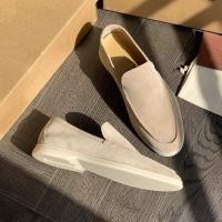 ราคา ใหม่ 2025 Slip On Casual Loafer สําหรับชายสไตล์อังกฤษ Slip On รองเท้าหนังนิ่ม Lazy Driving รองเท้าหนังผู้ชาย LP lp Loro Piana 2025 รุ่นใหม่ (44121040416)